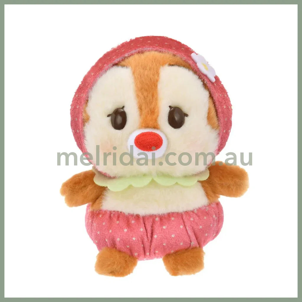 DISNEY | Dale Urupocha-chan Plush Doll H12×W12.5×D8cm (STRAWBERRY COLLECTION)