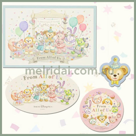 Disneydisneysea From All Of Us Postcard & Stick Set /40