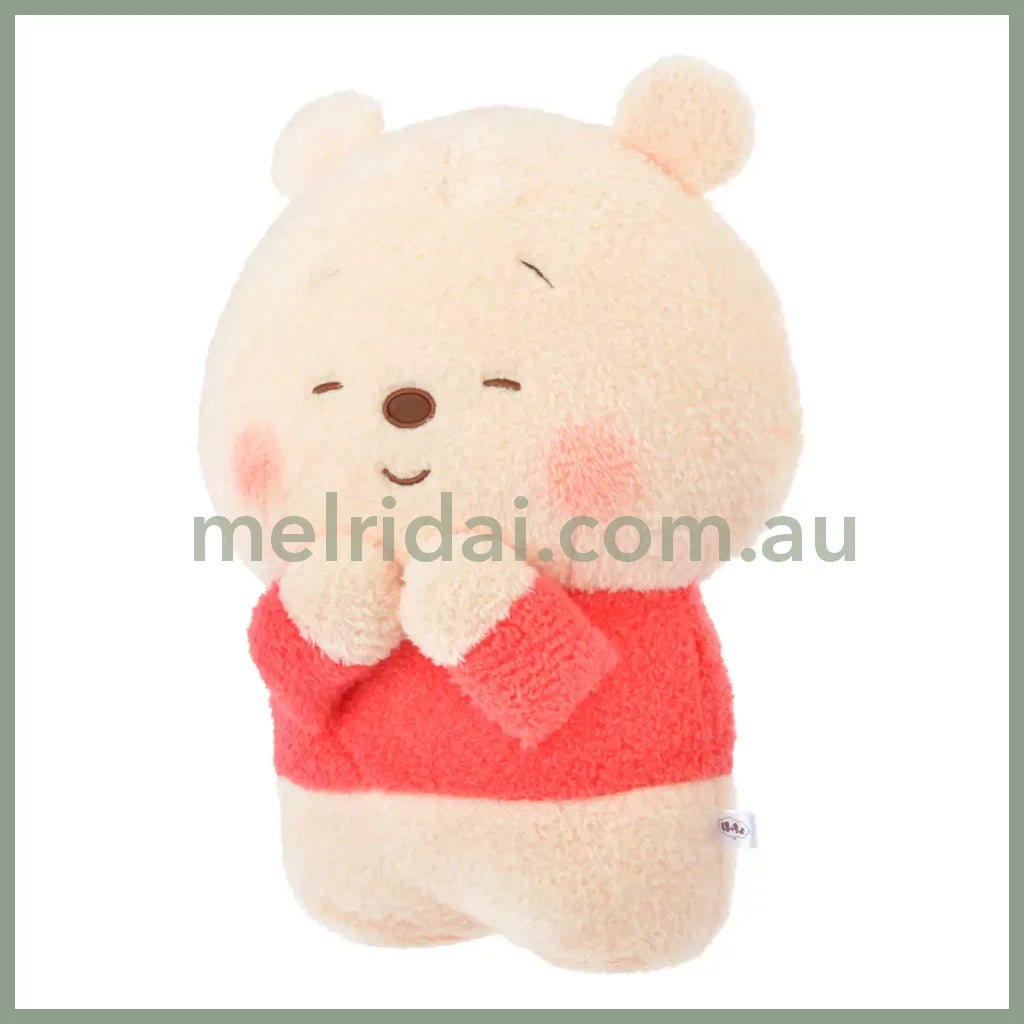 Disney | Disneystore Plush Doll Winnie The Pooh Hotcho Series (M) 33 × 24 17.5Cm //M