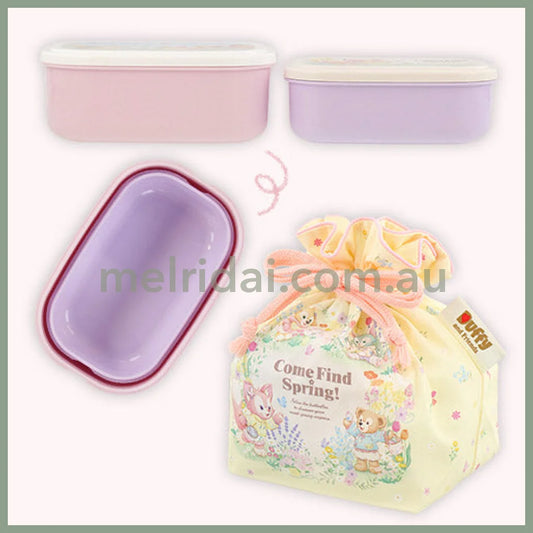 Disney | Drawstring Pouch & Lunch Box Set Of 3 (Come Find Spring!) 东京迪士尼 抽绳束口袋 + 饭盒两个套装 共三件（春日系列）