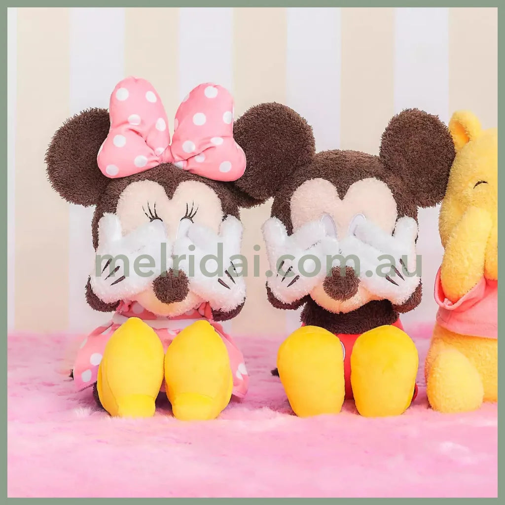 Disney | Fluffy Plush Doll Approx.32Cm (Hide And Seek?) 东京迪士尼 毛绒玩偶/公仔 手手有磁吸 卷毛腮红（躲猫猫/捉迷藏）