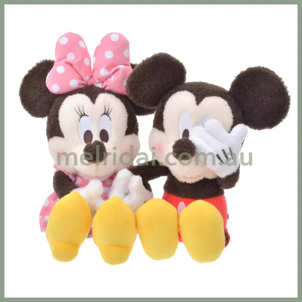 Disney | Fluffy Plush Doll Approx.32Cm (Hide And Seek?) 东京迪士尼 毛绒玩偶/公仔 手手有磁吸 卷毛腮红（躲猫猫/捉迷藏）