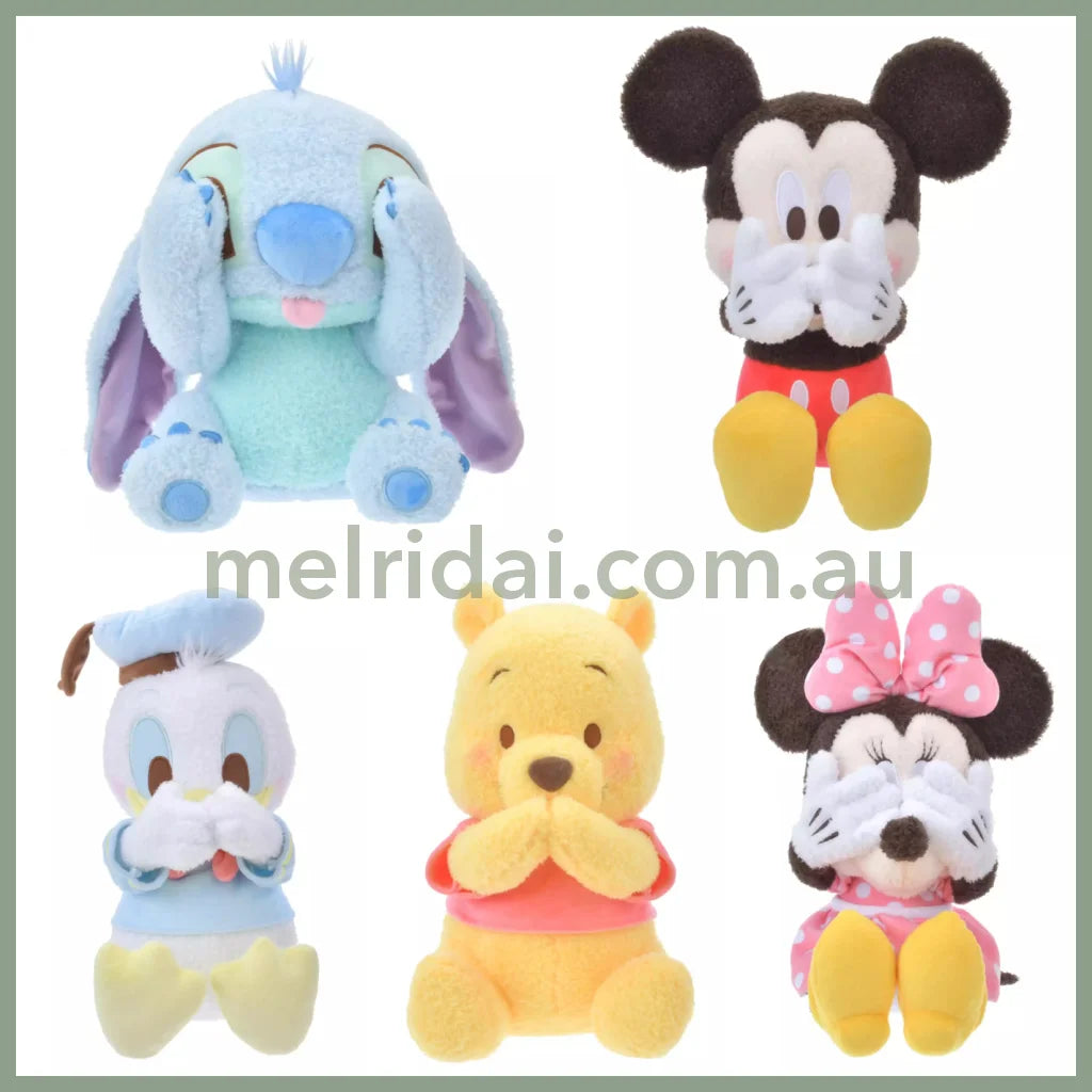 Disney | Fluffy Plush Doll Approx.32Cm (Hide And Seek?) 东京迪士尼 毛绒玩偶/公仔 手手有磁吸 卷毛腮红（躲猫猫/捉迷藏）