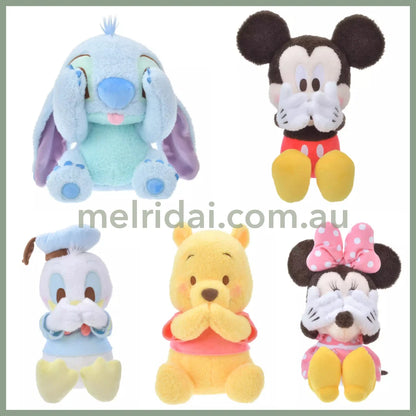 Disney | Fluffy Plush Doll Approx.32Cm (Hide And Seek?) 东京迪士尼 毛绒玩偶/公仔 手手有磁吸 卷毛腮红（躲猫猫/捉迷藏）