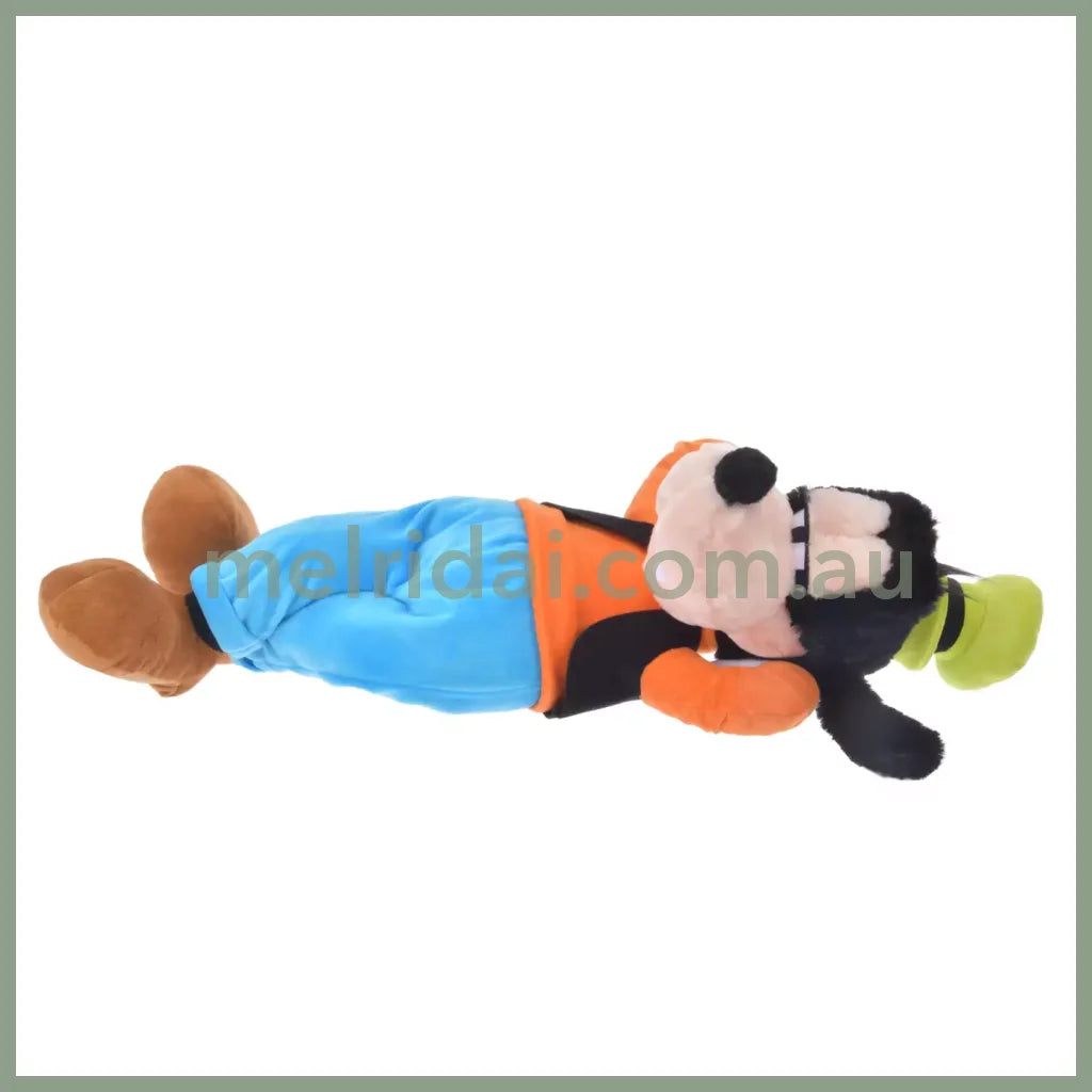 Disney | Goofy Stuffed Toy Plush 30×64×23Cm (Iketerunuigurumi) 东京迪士尼 高飞毛绒玩偶/公仔（躺平慵懒风美滋滋二郎腿系列）