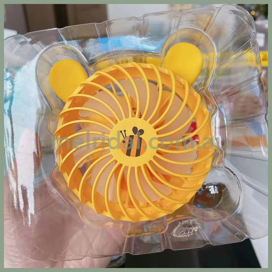Disneyhandheld Fan Portable Winnie The Pooh Usb/