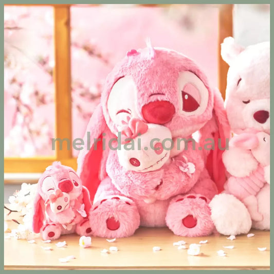 Disney | Japan Stitch & Scrump Plush Doll Keychain Sakura 2024 Cherry Blossom 东京迪士尼