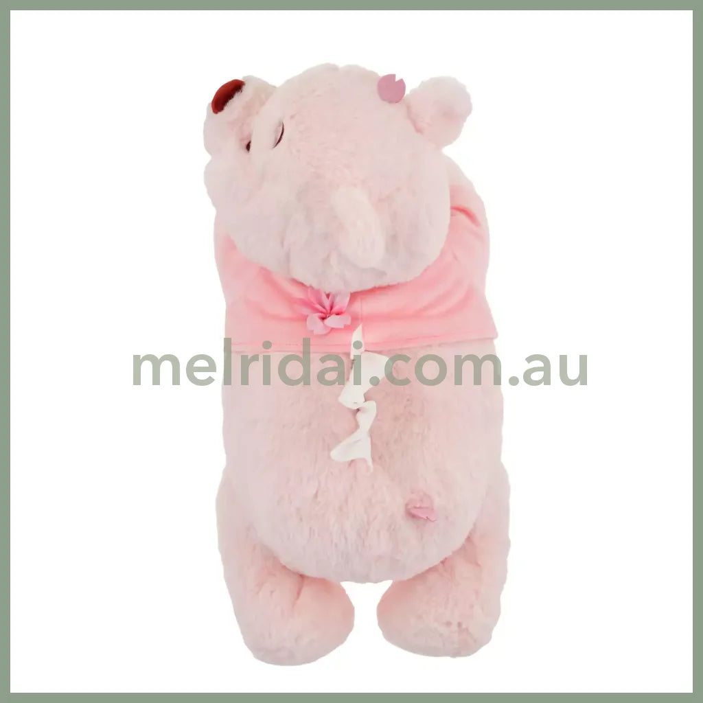 Disney | Japan Tissue Box Cover Winnie The Pooh Sakura 2024 Cherry Blossom 22×44×21Cm