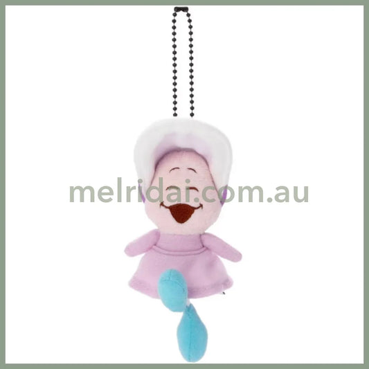 Disney | Laugh Young Oyster Curious Plush Keychain W55×H110×D65Mm (Alice In Wonderland)
