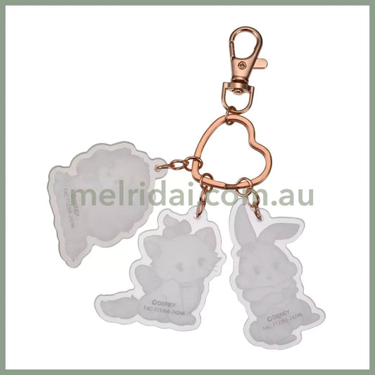 Disney | Marie Cat & Miss Bunny Lady Keychain (Illustrated By Mikko)