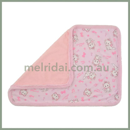 Disney | Marie Cat The Aristocats Blanket With Case 37×37×13Cm / 70×100Cm (Illustrated By Mikko)