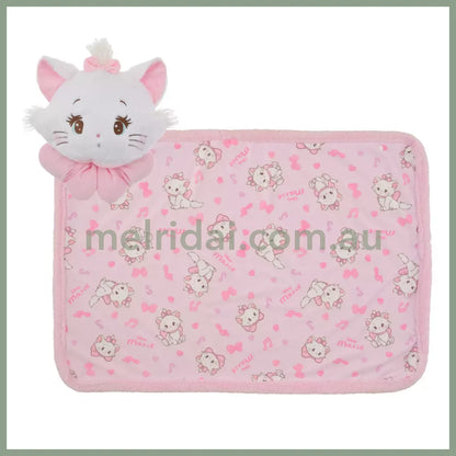 Disney | Marie Cat The Aristocats Blanket With Case 37×37×13Cm / 70×100Cm (Illustrated By Mikko)