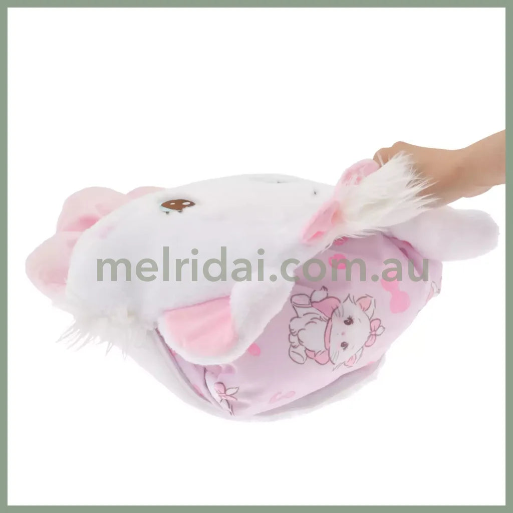 Disney | Marie Cat The Aristocats Blanket With Case 37×37×13Cm / 70×100Cm (Illustrated By Mikko)