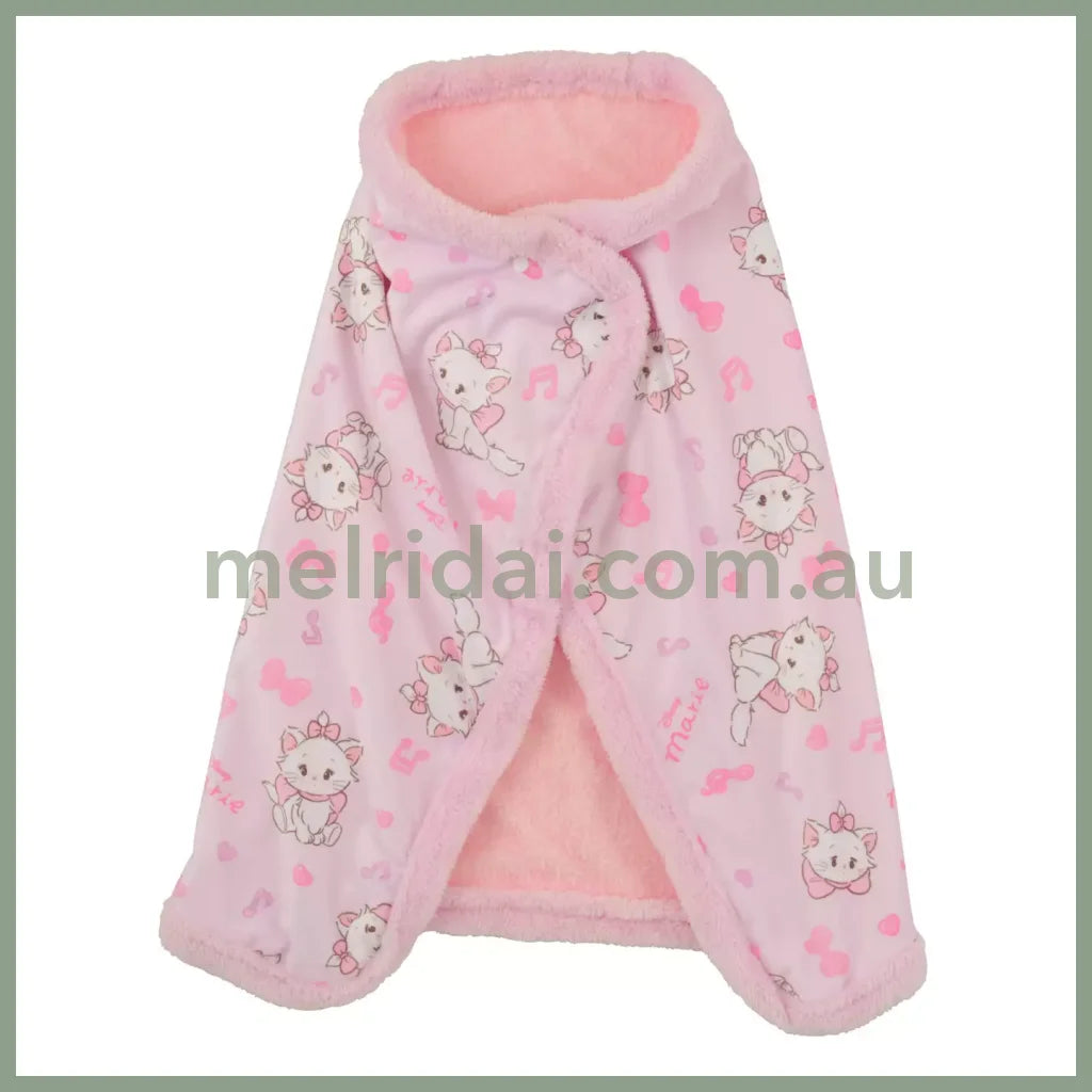Disney | Marie Cat The Aristocats Blanket With Case 37×37×13Cm / 70×100Cm (Illustrated By Mikko)