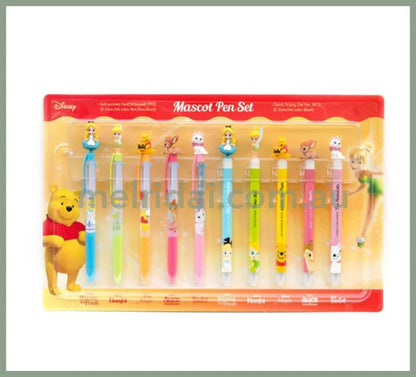 Disneymascot Ball Pointed Pen & Quick Drying Gel /// // 0.5Mm 10
