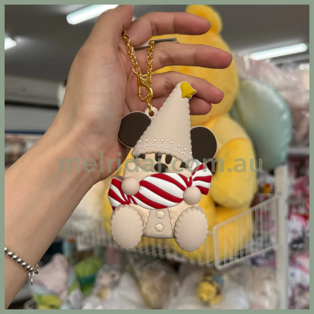 Disney | Mickey Mouse Silicone Pouch Keychain (Christmas 2024 X Merry Lil Ring Collection)