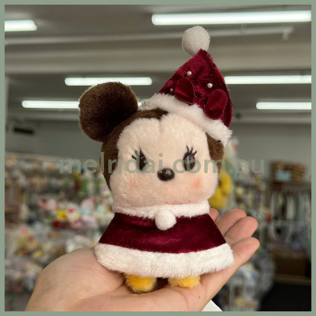 Disney | Minnie Mouse Plush Toy Urupocha-Chan 12×9×8Cm (Christmas)