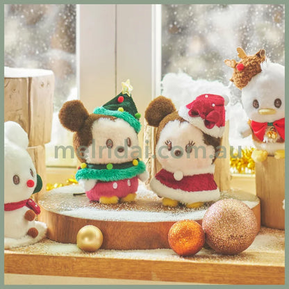 Disney | Minnie Mouse Plush Toy Urupocha-Chan 12×9×8Cm (Christmas)