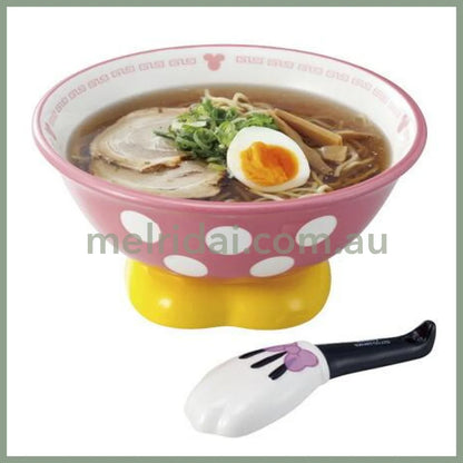 Disney | Minnie Mouse Ramen Bowl (D20.5Cm X H9.5Cm) & Spoon (14.5Cm)