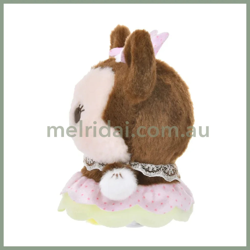 DISNEY | Minnie Mouse Urupocha-chan Plush Doll H12×W12.5×D8cm (STRAWBERRY COLLECTION)