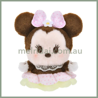 DISNEY | Minnie Mouse Urupocha-chan Plush Doll H12×W12.5×D8cm (STRAWBERRY COLLECTION)