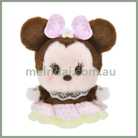 DISNEY | Minnie Mouse Urupocha-chan Plush Doll H12×W12.5×D8cm (STRAWBERRY COLLECTION)