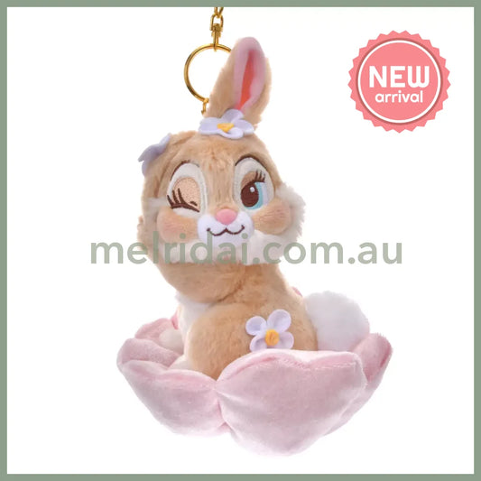 DISNEY | Miss Bunny Plush Keychain Mascot Holder Bag Charm H20.5×W13×D13cm (Flower Garden)