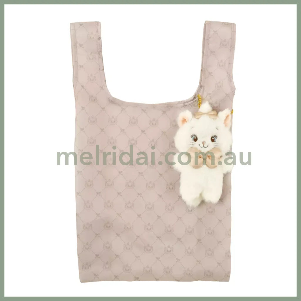 Disney | Plush Goods X Marie Cat Shopping/Eco Bag With Pouches & Keychain Type 33×28×0.5Cm (Bag)