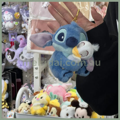 Disney | Plush Keychain 15×14×8Cm (Hug Disney Stitch Day Collection) 东京迪士尼商店