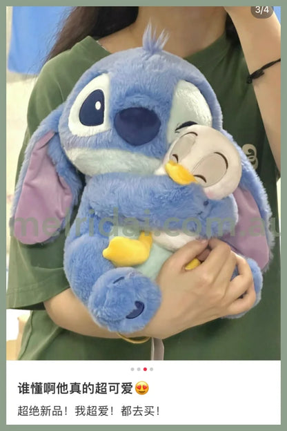 Disney | Plush Toy 31×24×21Cm (Hug Disney Stitch Day Collection) 东京迪士尼商店 史迪仔/史迪仔 公仔/毛绒玩偶（史迪奇日）