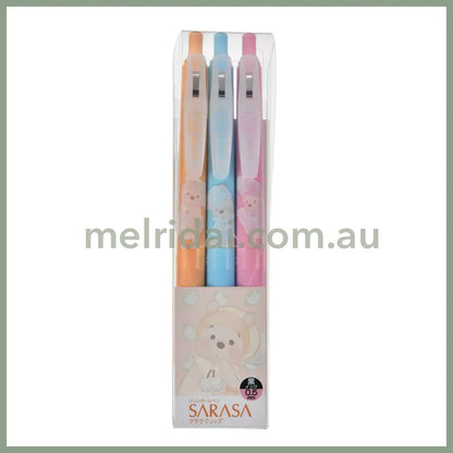 Disney | Sarasa Clip Gel Pen Set Winnie The Pooh And Friends 0.5Mm (Fruit Latte Color)