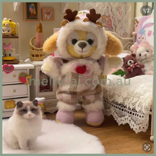 DISNEY | SHANG HAI DisneyLand CookieAnn Mascot Holder Plush Keychain (Duffy and Friends Winter Collection)