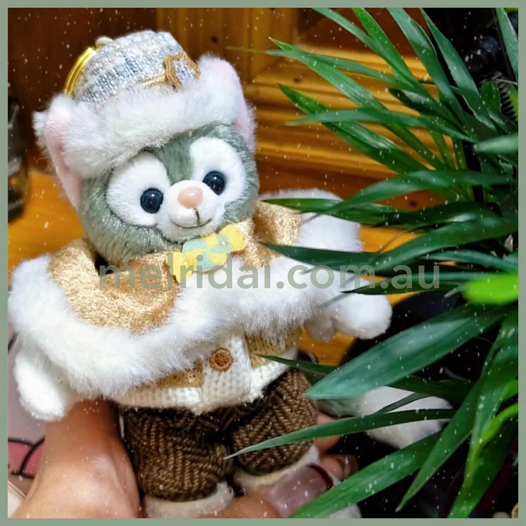 DISNEY | SHANG HAI DisneyLand GelaToni Mascot Holder Plush Keychain (Duffy and Friends Winter Collection)