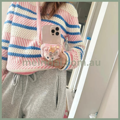 DISNEY | SHANG HAI DisneyLand LinaBell Smartphone Holder Strap with Mascot (Duffy and Friends)