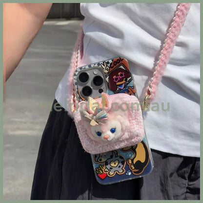 DISNEY | SHANG HAI DisneyLand LinaBell Smartphone Holder Strap with Mascot (Duffy and Friends)