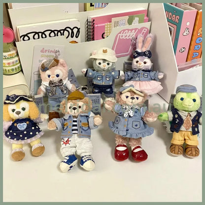 Disney | Shang Hai Disneyland Mascot Holder Plush Keychain (Duffy And Friends Denim Series)