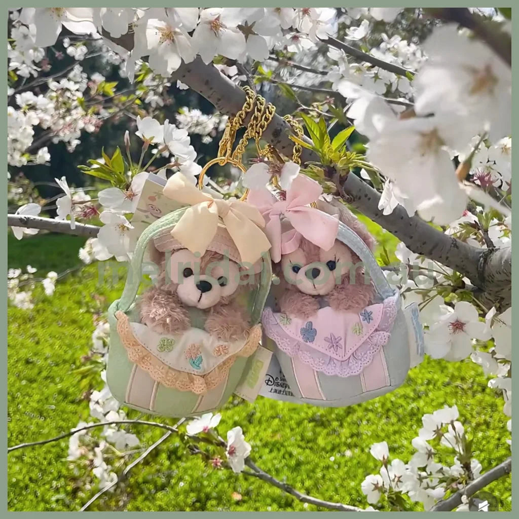 DISNEY | Shang Hai Disney Duffy and Friends ShellieMay Mascot Holder Plush Keychain Bag Charm Decoration (Spring 2025)