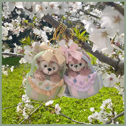 DISNEY | Shang Hai Disney Duffy and Friends ShellieMay Mascot Holder Plush Keychain Bag Charm Decoration (Spring 2025)
