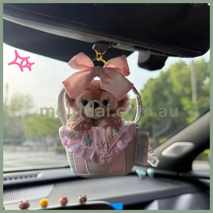 DISNEY | Shang Hai Disney Duffy and Friends ShellieMay Mascot Holder Plush Keychain Bag Charm Decoration (Spring 2025)