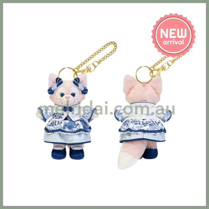 DISNEY | Shang Hai Disney Land LinaBell Mascot Holder Bag Charm Keychain (Duffy and Friends Blue-and-white Porcelain)