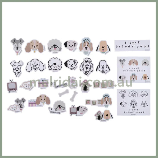 Disney | Sticker Collection With Pouch Dog Day 11.5×8.5×0.7Cm (I Love Dogs)