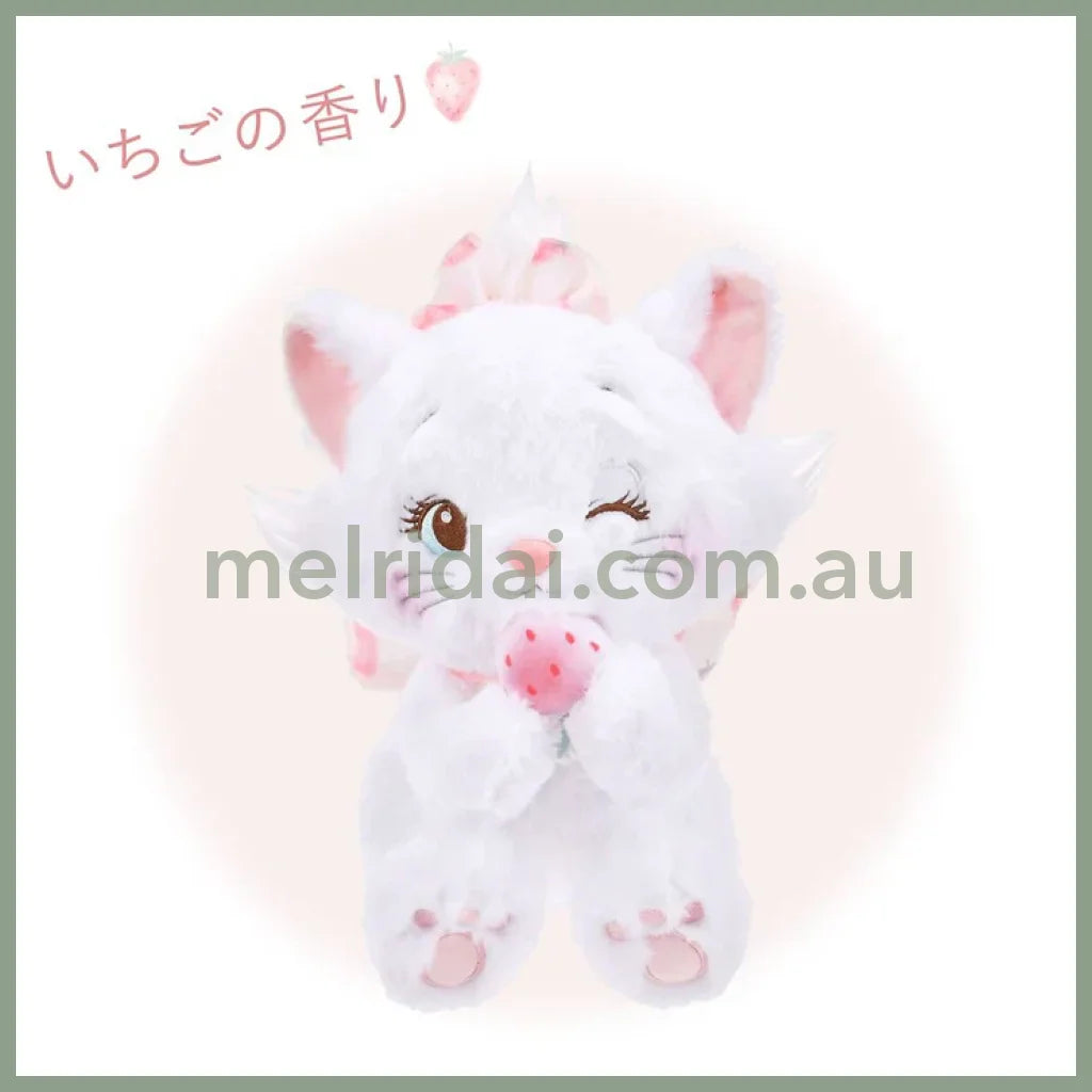 DISNEY | The Aristocats Marie Cat Plush Toy H28×W20×D23cm (STRAWBERRY COLLECTION)