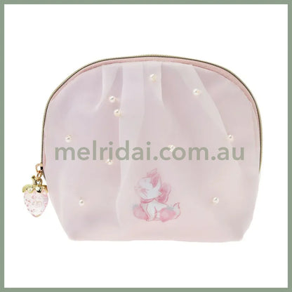 DISNEY | The Aristocats Marie Cat Pouch H13×W16.5×D4.5cm (STRAWBERRY COLLECTION)