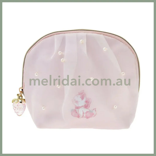 DISNEY | The Aristocats Marie Cat Pouch H13×W16.5×D4.5cm (STRAWBERRY COLLECTION)