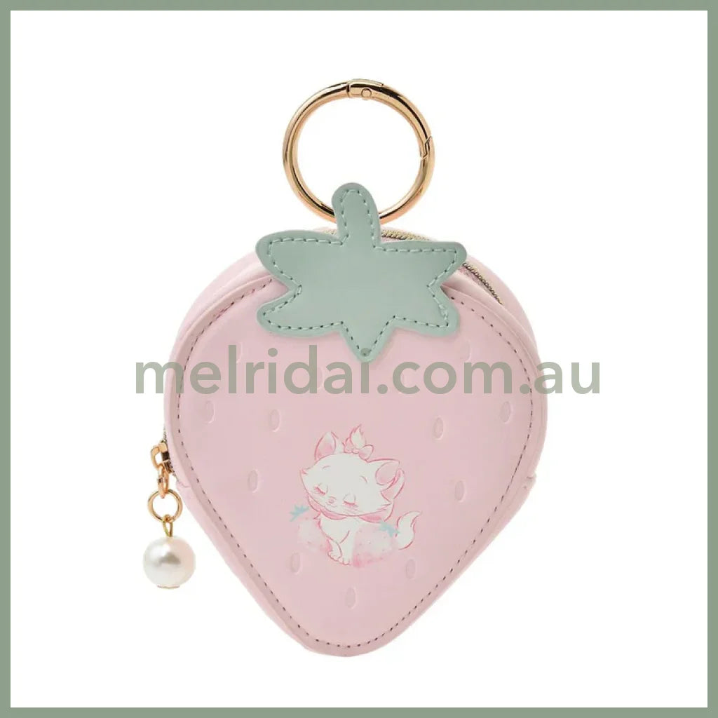 DISNEY | The Aristocats Marie Cat Pouch Karabiner H12×W10×D4cm (STRAWBERRY COLLECTION)