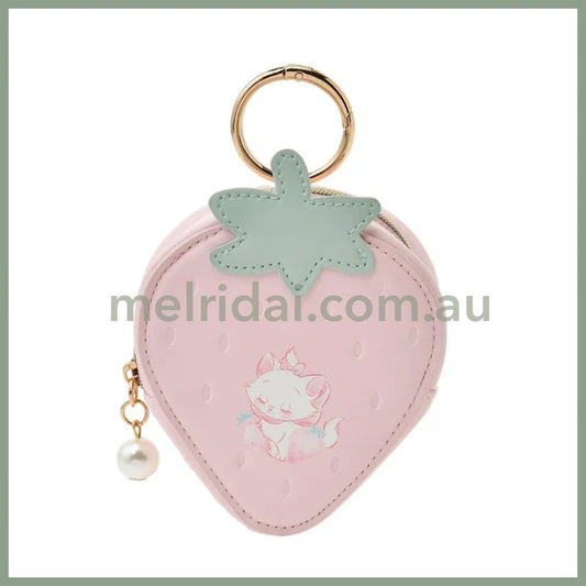 DISNEY | The Aristocats Marie Cat Pouch Karabiner H12×W10×D4cm (STRAWBERRY COLLECTION)
