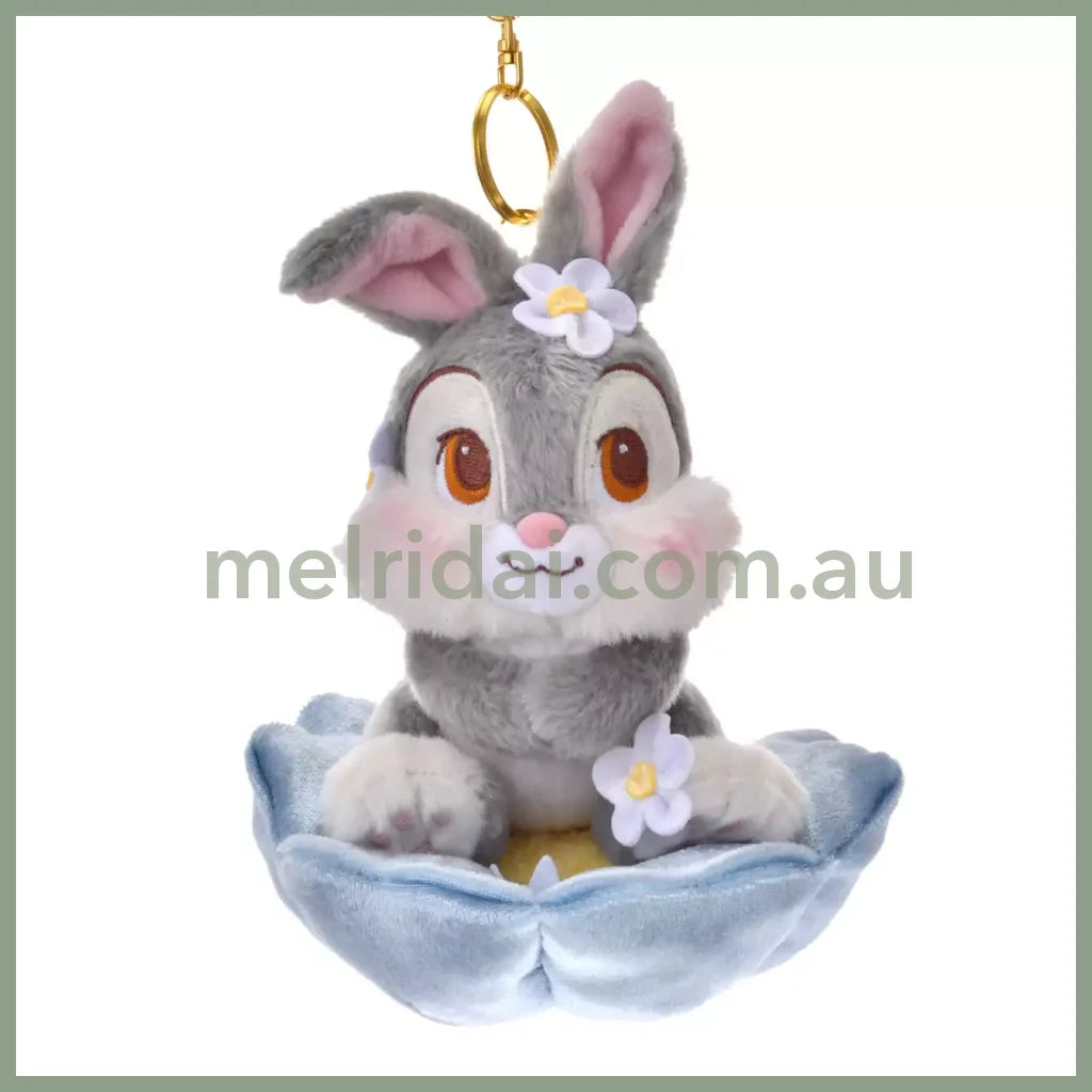 DISNEY | Thumper Plush Keychain Mascot Holder Bag Charm H19×W13×D13cm (Flower Garden)