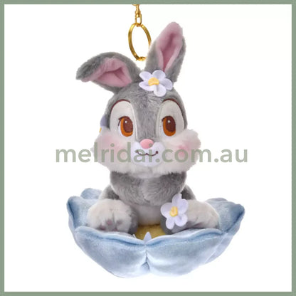 DISNEY | Thumper Plush Keychain Mascot Holder Bag Charm H19×W13×D13cm (Flower Garden)
