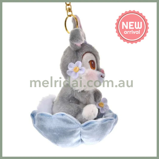 DISNEY | Thumper Plush Keychain Mascot Holder Bag Charm H19×W13×D13cm (Flower Garden)