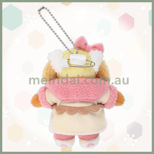 DISNEY | Tokyo Disney Sea CookieAnn Mascot Holder Plush Keychain with Badge (Duffy and Friends Winter 2025)